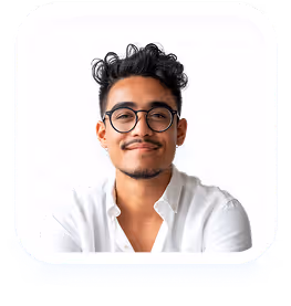 Portrait of a founder wearing glasses